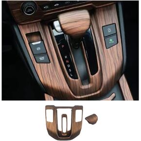 Car Gear Shift Box Panel Cover and Inner Frame Gear Shift Knob Cover Auto Interior Decoration Accessories for Honda CRV CR-V 2017 2018 2019 2020 2021 2022 (Carbon Fiber Color)