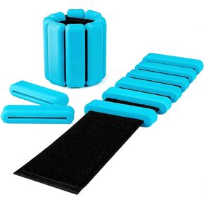Wrist Weights for Women,Ankle Weights for Men, Wrist Weights Set of 2 (2LB Each weight), Adjustable Arm Weights, Leg and Walking Weights, Weighted Wristbands for Yoga Pilates Dance Home Gym