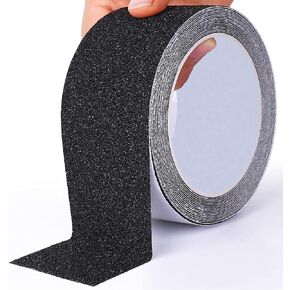 Qingluan Anti Slip Tape, 2 inch x 16.4 feet, Heavy Duty Grip Tape Non Slip Tape Waterproof for Stair, Treads, Steps, Anti Skid Tape for Outdoor & Indoor, Grey