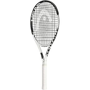 Head Metallix Attitude Pro White Tennis Racket - Pre-Strung Adult Tennis Racquet for Control and Maneuverability