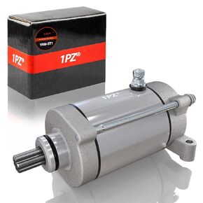 1PZ YM6-ST1 Starter Motor Replacement for Yamaha Grizzly YFM 600 660 1998-2007 Rhino 450 660 Kodiak 400 Wolverine Nordik NK 500 700 Mayhem Coleman Outfitter Hisun 500 ATV UTV