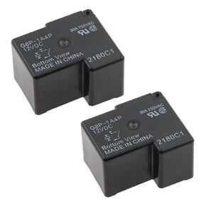2 Pieces G8P-1A4P 12VDC 30A 250VAC 4Pins Relay for Dryer for PC Board or Panel-Mounted