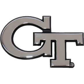 Georgia Tech Metal Auto Emblem