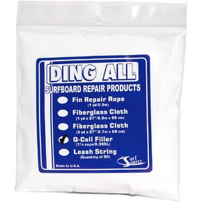 Ding All Q-Cell Filler- 12 oz. Bag (1.3 Cups by Volume) for Surfboard Ding Repairs, Boat and Fiberglass Repairs