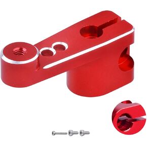 AllinRC Metal Aluminum Servo Horn for Axial SCX24 Servo AS-1 AXI31619 (Black)