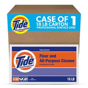 P&G PROFESSIONAL-PGC02363 Floor and All-Purpose Cleaner from Tide Professional, Bulk Multi-Surface Powder for Floors and Walls, Commercial Use, Phosphate Free, 18 lb. Box