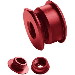 DEWHEL Red JDM Aluminum Manual Shift Cable Bushings Performance Upgrade For Ford FOCUS ST & RS 2013-Present 6 Speed Manual Transmissions