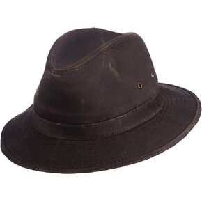 Scala Men's Weathered Cotton Safari Hat