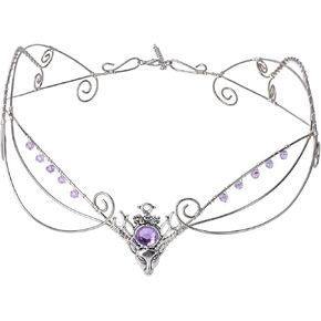 CoTeeZa Headband Fairy Circlet Crown - Renaissance Viking Celtic Headpiece Anlters Elf Tiara