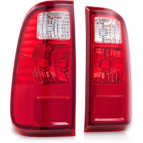 Tail Lights Compatible with Ford F250 F350 F450 Super Duty 2008 2009 2010 2011 2012 2013 2014 2015 2016 OE Replacement Brake Lamp Tail Lights w/o bulbs Driver and Passenger Side