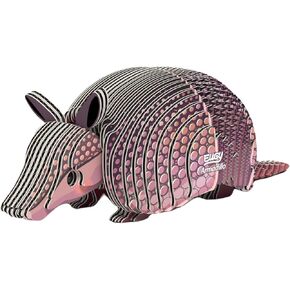 Eugy Armadillo 3D Puzzle - 42 Piece Eco-Friendly Educational Toy Puzzle for Boys, Girls & Kids Ages 6+