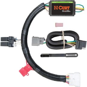 CURT 56170 Vehicle-Side Custom 4-Pin Trailer Wiring Harness, Fits Select Honda Pilot , Black