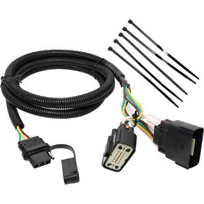 Oyviny Custom 4 Way Trailer Wiring Harness for 2011-2019 Ford Explorer, Plug and Play Trailer Light Wiring for Explorer