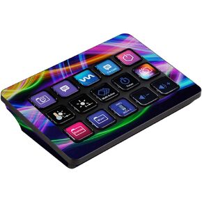 MightySkins Skin Compatible with Elgato Stream Deck MK.2 - Light Waves | Protective, Durable, and Unique Vinyl Decal wrap Cover | Easy to Apply, Remove, and Change Styles | Made in The USA