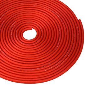 Conext Link 20 FT 10 AWG GA Full Gauge Battery Power Cable Ground Wire Frost Red OFC Copper （10164）