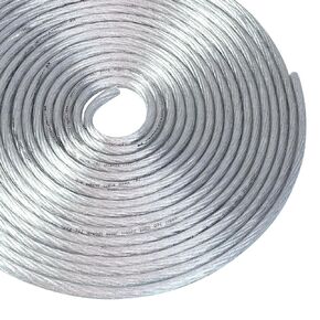 Conext Link 10 FT 8 AWG GA Full Gauge Battery Power Cable Ground Wire Clear Silver OFC Copper （10129）