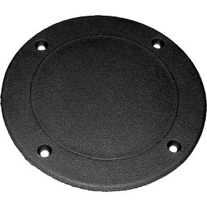 T-H Marine SDP-1-DP Screw Down Deck Plates, 5-5/8" - Black