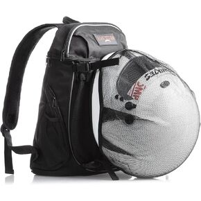 Badass Moto Motorcycle Helmet Backpack. Compact Motorcycle Backpack Helmet Holder. Motorcycle Helmet Bags. Airline Approved Travel Backpack Motorcycle