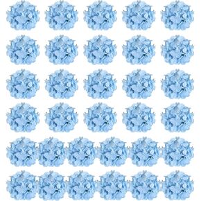 32 قطعة من زهور الكوبية الاصطناعية من Auihiay رؤوس زهرة الكوبية البيضاء مع سيقان لحفلات الزفاف المركزية لتزيين حفلات المنزل والحديقة in Kuwait