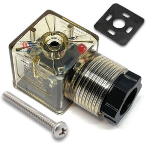 DIN 43650 Type-A (Form-A) قابس ثلاثي الشق لملفات صمام الملف اللولبي (DC 12V 24V)