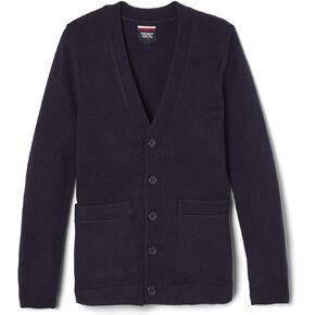 French Toast Boys' Big Anti-Pill V-Neck Cardigan Sweater