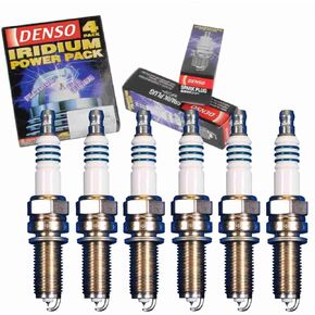 6 pc DENSO Iridium Power Spark Plugs compatible with Mercedes-Benz C300 3.0L V6 2008-2012