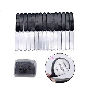HH-GOLF® 30pcs Golf Weighted Soft Lead Tape Adhesive Lead Tape Strips Add Weight for Golf Club Tennis Racket Pickleball Paddle Adjust Weight
