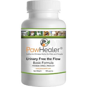 Urinary Free The Flow-Basic 100 Grams - Bladder Stones Dogs - Natural Remedy Stone Prevention in Dogs - 100 Grams-Herbal Powder - Mix into Food…