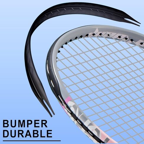 bo'weiqi 27" Recreational Tennis Racket Set 2 Players Lightweight Pre-Strung Tennis Racquets for Beginners, Including 3 Balls, 2 Overgrips, 2 Vibration Dampers and 1 Bag in Saudi Arabia