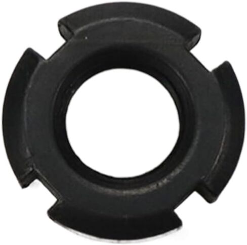 Xiaoyztan 10pcs Slotted Nuts High Hardness Carbon Steel 4-Slot Retaining Nuts Lock Nuts (M14x1.5) in Saudi Arabia