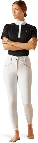 Ariat Women's Tri Factor Grace Knee Patch Breech, White, 26 in Saudi Arabia