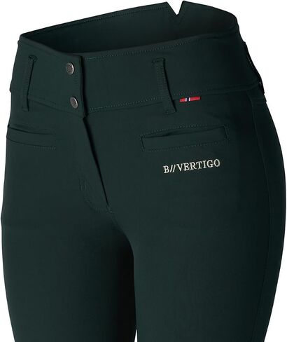 B Vertigo Tiffany Womens High Waist Silicone Knee Patch Breeches in Saudi Arabia