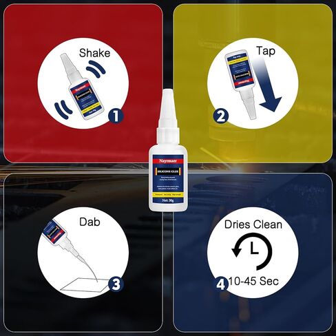 Silicone Glue, 30g Glue for Silicone, Instant Glue for Silicone to Silicone, Super Glue Clear for Silicone, Liquid Silicone, TPE, CAR, TPU, TPR in Kuwait