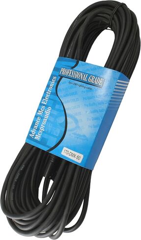 MCSPROAUDIO 110 ohm 3 Pin DMX Lighting Cable (50 ft, 1 Cable) in Saudi Arabia