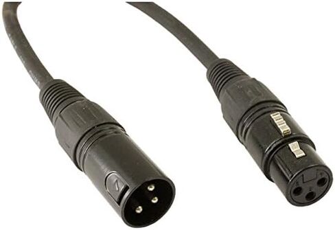 MCSPROAUDIO 110 ohm 3 Pin DMX Lighting Cable (50 ft, 1 Cable) in Saudi Arabia