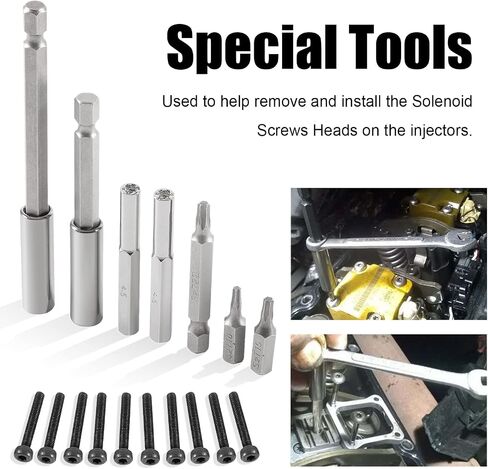 Injector Tune Up Shim Kit for 1994-2003 Ford 7.3L Powerstroke, International T444E / DT466e / 1530E. (134PCS) in Saudi Arabia