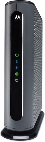 Motorola 24x8 Cable Modem, Model MB7621, DOCSIS 3.0. Approved by Comcast Xfinity, Cox, Charter Spectrum, Time Warner Cable, and More. Downloads 1,000 Mbps Maximum (No WiFi) (Renewed) in Saudi Arabia