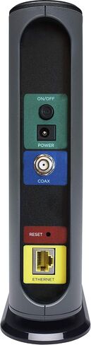 Motorola 24x8 Cable Modem, Model MB7621, DOCSIS 3.0. Approved by Comcast Xfinity, Cox, Charter Spectrum, Time Warner Cable, and More. Downloads 1,000 Mbps Maximum (No WiFi) (Renewed) in Saudi Arabia