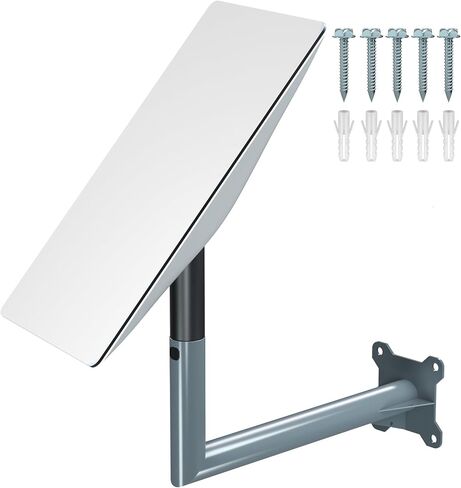 Starlink Long Wall Mount, Starlink Mounting Kit for Starlink Internet Kit Satellite, Roof Pole Mount Long Wall Mount for Starlink, Compatible with V2 Rectangular Dish, Versatile Mounting Solution in Kuwait