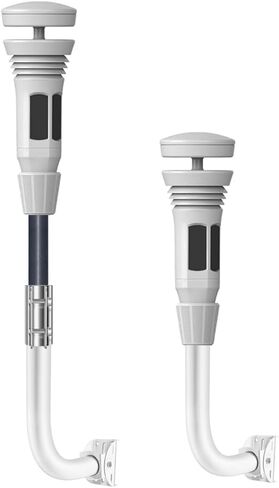 طقم حامل جسر لاسلكي عالمي قوي قابل للتعديل، مجموعة أعمدة تثبيت هوائي طبق الأقمار الصناعية Starlink V2 / محطات الطقس، سهلة التركيب ويمكن إضافة أعمدة أطول مع المحولات in Kuwait