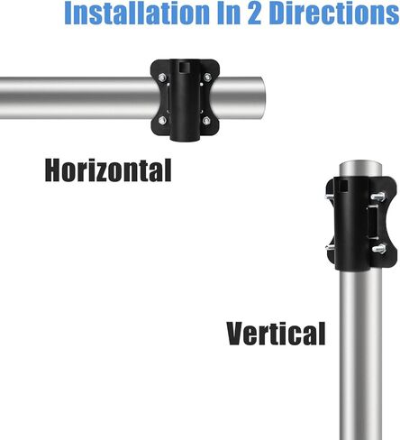 Mounting Kit for Starlink,Antenna Pole Mount Bracket for Starlink,U-Bolt Pipe Adapter Used for RVs, Yachts and Railings (1Set) in Kuwait