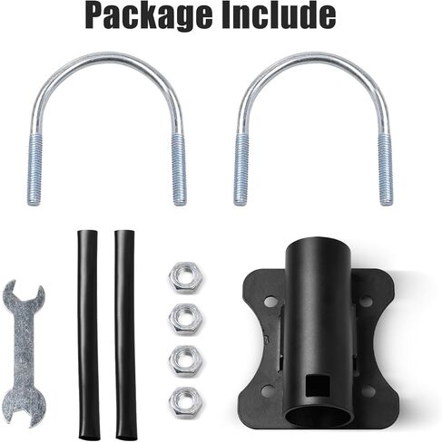 Mounting Kit for Starlink,Antenna Pole Mount Bracket for Starlink,U-Bolt Pipe Adapter Used for RVs, Yachts and Railings (1Set) in Kuwait