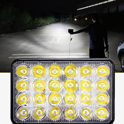 AGP.1978 Trator Work Light 48W 6.6In 3840Lms Excavator Flood Light Offroad Lighting fits Farm Tractor Engineer Truck, 12/24V/48V Forklift Off Road Lights (1) in Saudi Arabia