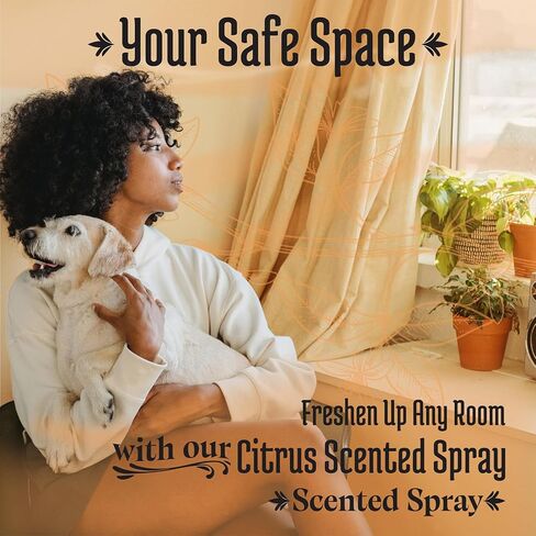 Ella & Iris Home Air Freshener Spray with Clean House Scent - Relaxing Citrus Mist for Home & Room Fragrance - Aromatherapy Benefits & Non-Toxic Air Freshener (8oz) in Saudi Arabia