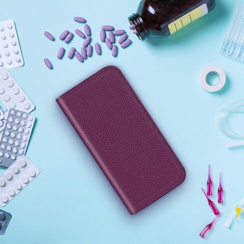 حافظة واقية من جلد البولي يوريثان من MEDMAX لجهاز Omnipod 5، حقيبة حمل واقية خفيفة الوزن لتخزين مرضى السكري لجهاز Omnipod 5 (أرجواني) in Kuwait