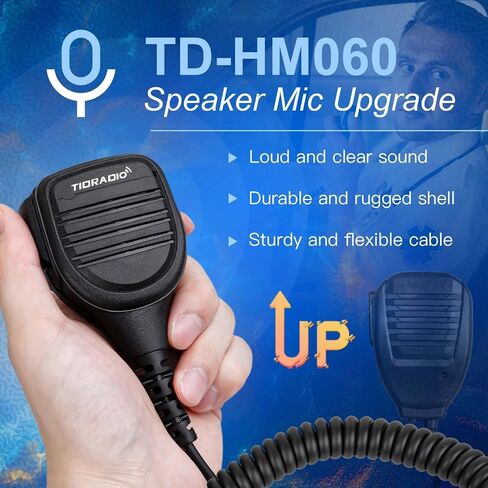 (4th Generation) TIDRADIO TD-H8 10Watt Ham Radio,APP Programming,Spectrum Analysis,SMS Message Text,Online Firmware Update,Version Switch,Multi-Band AM/FM/NOAA Weather Receiver Handheld Two Way Radio in Saudi Arabia