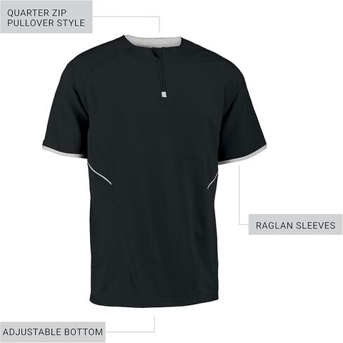 Russell Athletic Boys' Short Sleeve Pullover Cage Jacket-Lightweight Sports Outerwear in Saudi Arabia