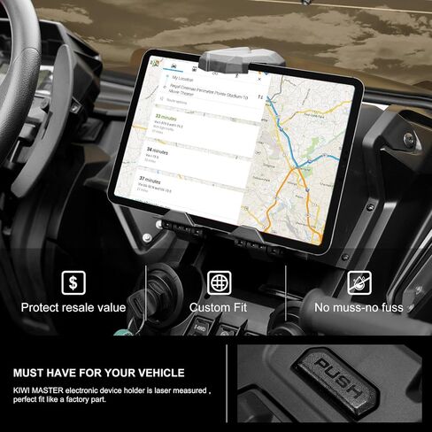 Kiwi Master Electronic Device Tablet Mount Phone Holder Compatible with 2019-2024 Honda Talon 1000R 1000X 1000X4 1000R4 Accessories Storage Box Organizer Tray in Saudi Arabia