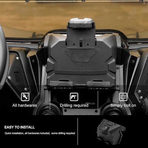 Kiwi Master Electronic Device Tablet Mount Phone Holder Compatible with 2019-2024 Honda Talon 1000R 1000X 1000X4 1000R4 Accessories Storage Box Organizer Tray in Saudi Arabia