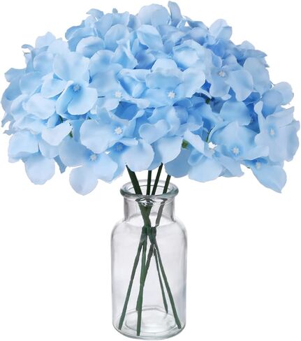 32 قطعة من زهور الكوبية الاصطناعية من Auihiay رؤوس زهرة الكوبية البيضاء مع سيقان لحفلات الزفاف المركزية لتزيين حفلات المنزل والحديقة in Kuwait